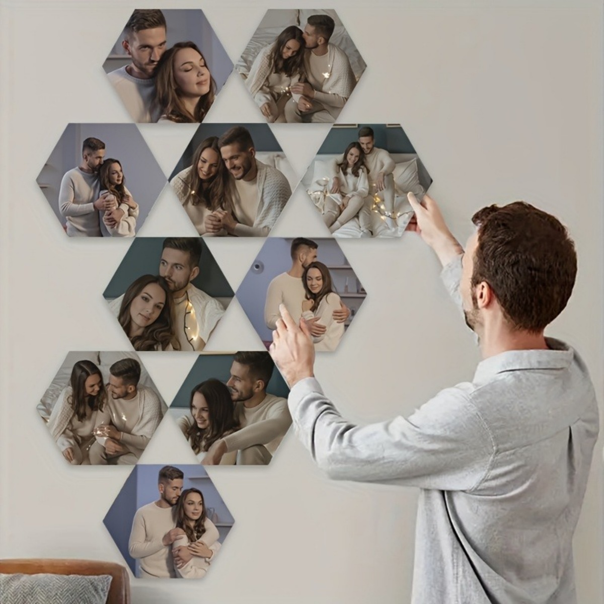 Home Decor Product - Custom Wall Decor — Modern Hexagonal