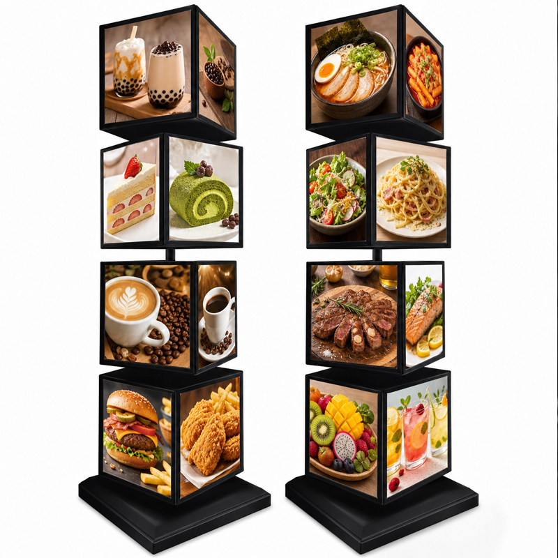 Home Decor Frames - Custom Square Rotating Light Box for