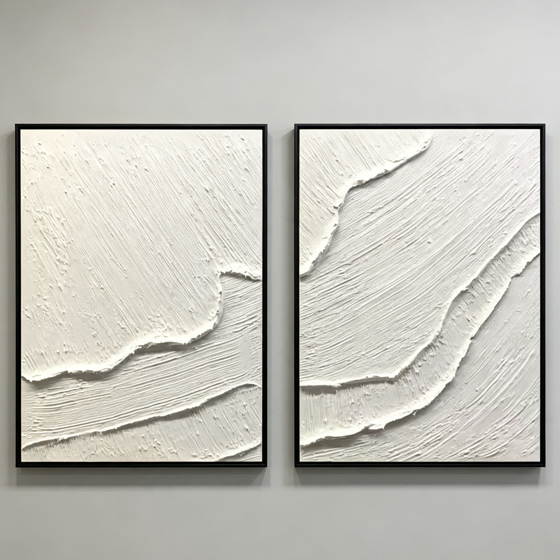 Hand-Painted White 3D Thick Te - огляд і ціна Home Decor Frames