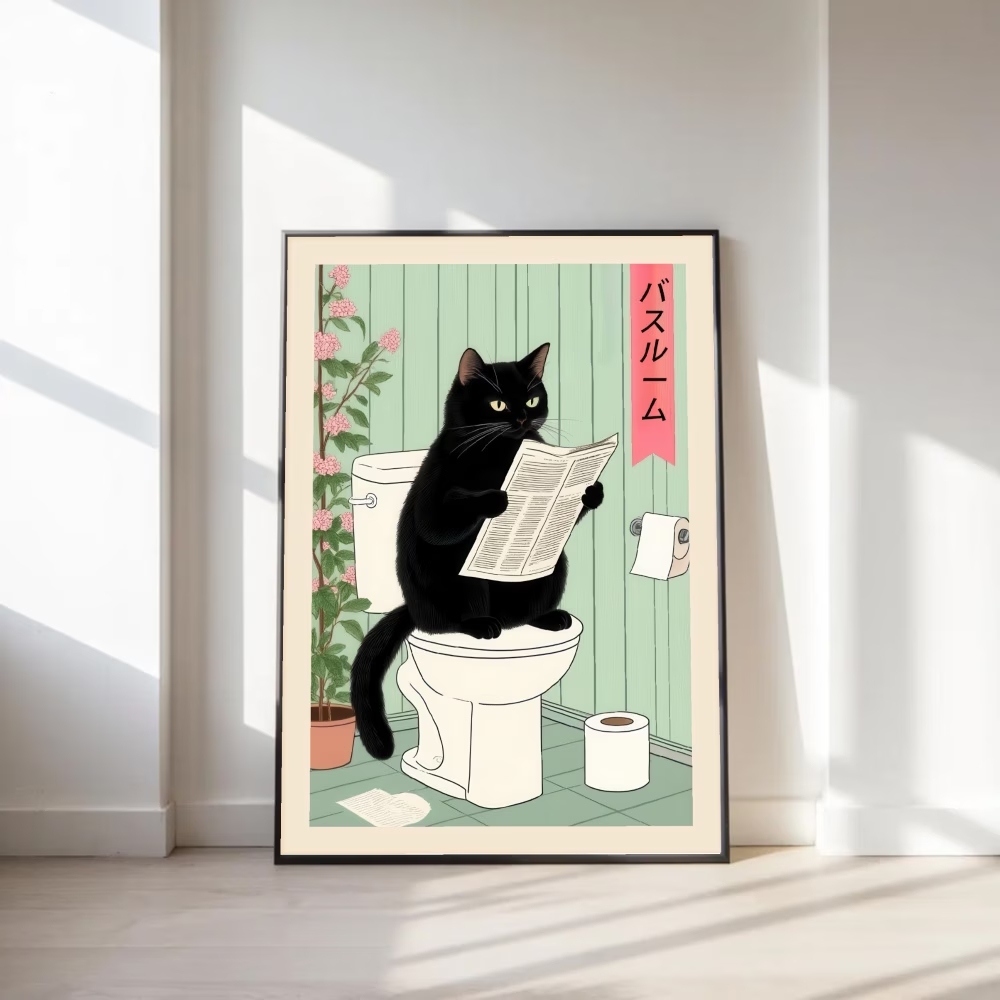 Modern,Retro Interesting Toile - огляд і ціна Home Decor Cat