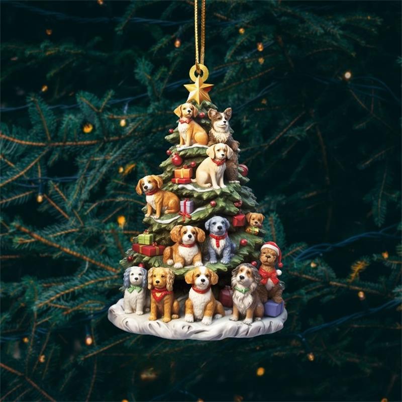 2D Christmas Tree Ornament Acr - огляд і ціна Home Decor Catalog