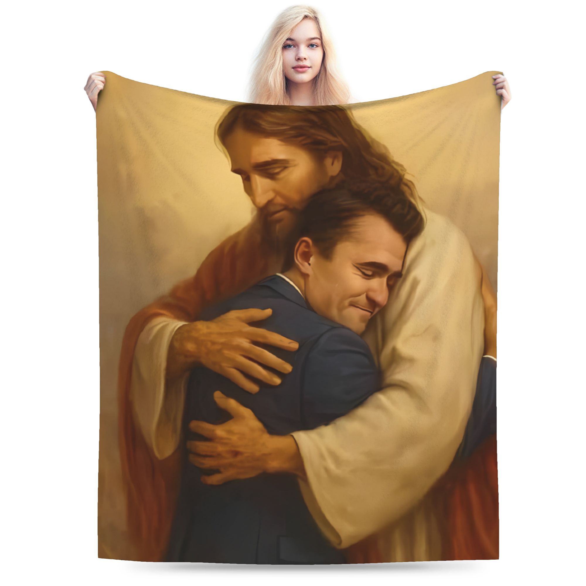 Charlie Kirk Neutral Portrait  - огляд і ціна Neutral Throw Blanket