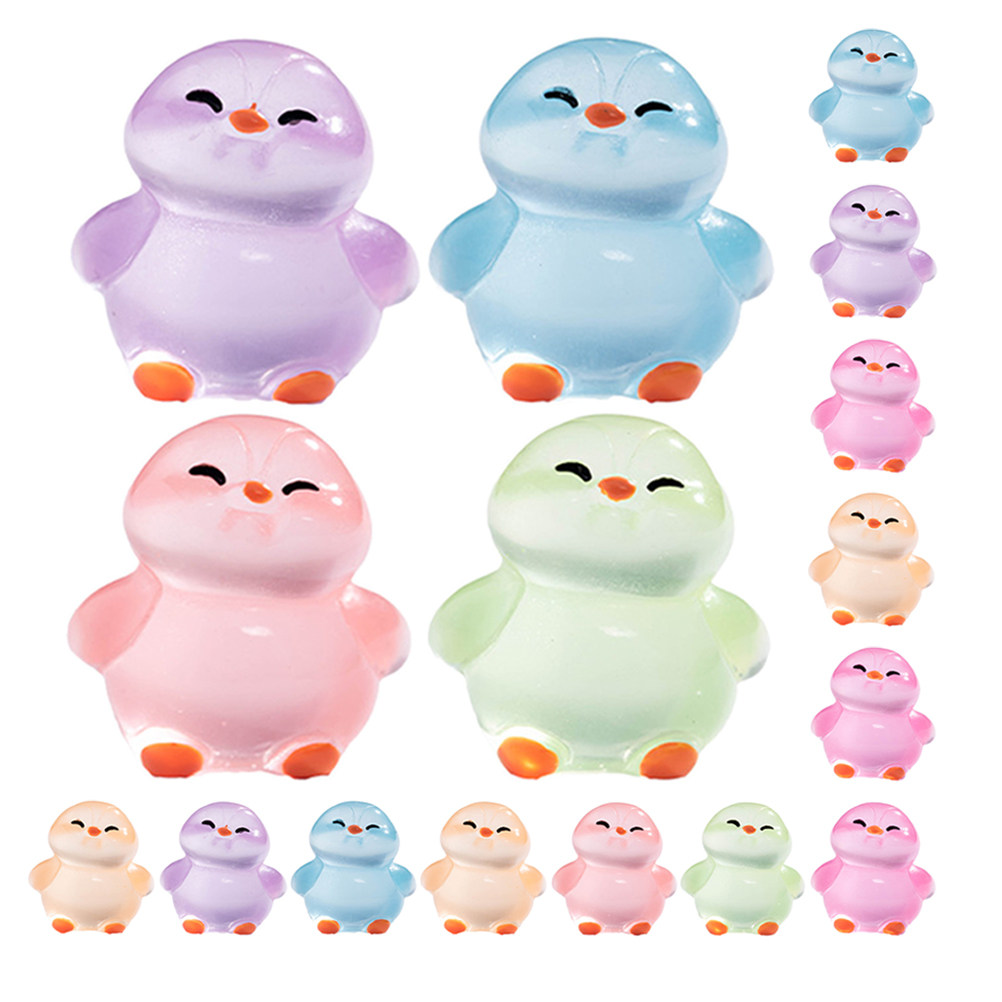 18Pcs Glowing Resin Penguins:  - огляд і ціна Home Decor Garden Ideas