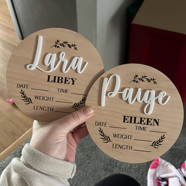 1Pc Custom Baby Announcement S - огляд і ціна Home Decor Product