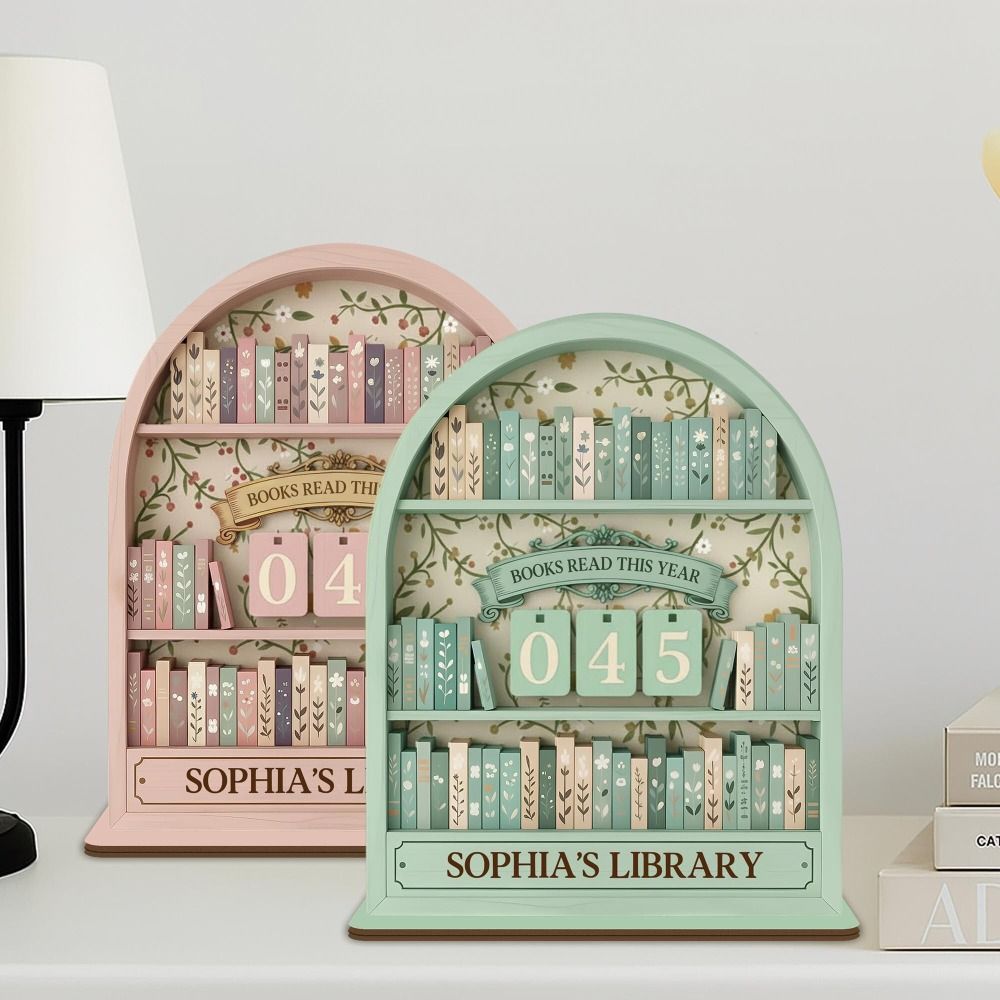 New Wooden Books Read Tracker  - огляд і ціна Home Decor Catalog
