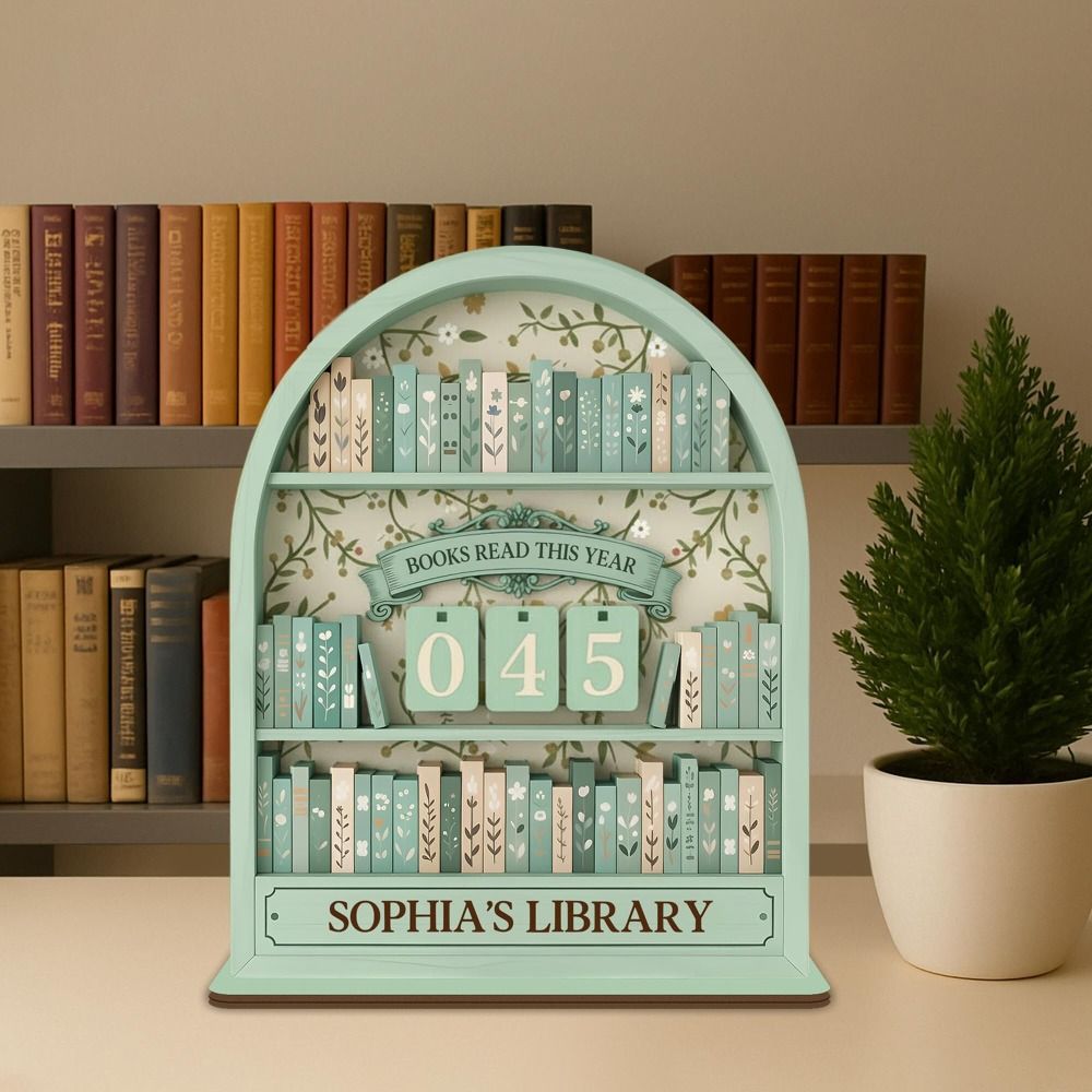 New Wooden Books Read Tracker  - огляд і ціна Home Decor Catalog