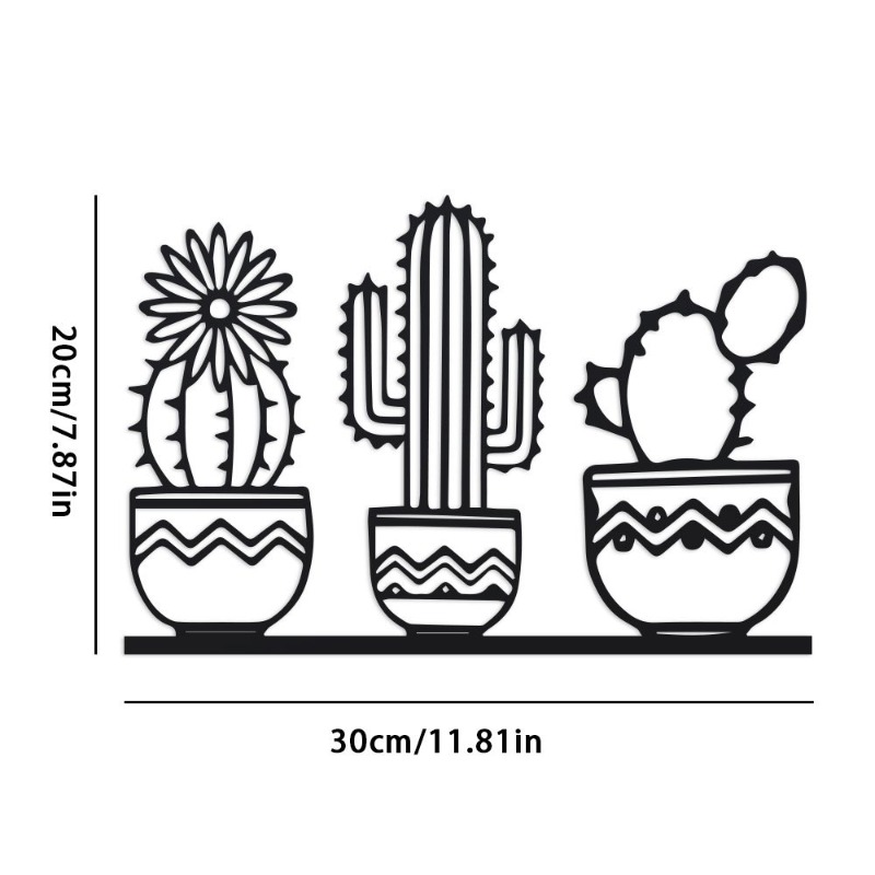 Rustic Cactus Metal Wall Decor - огляд і ціна Home Decor Garden Ideas