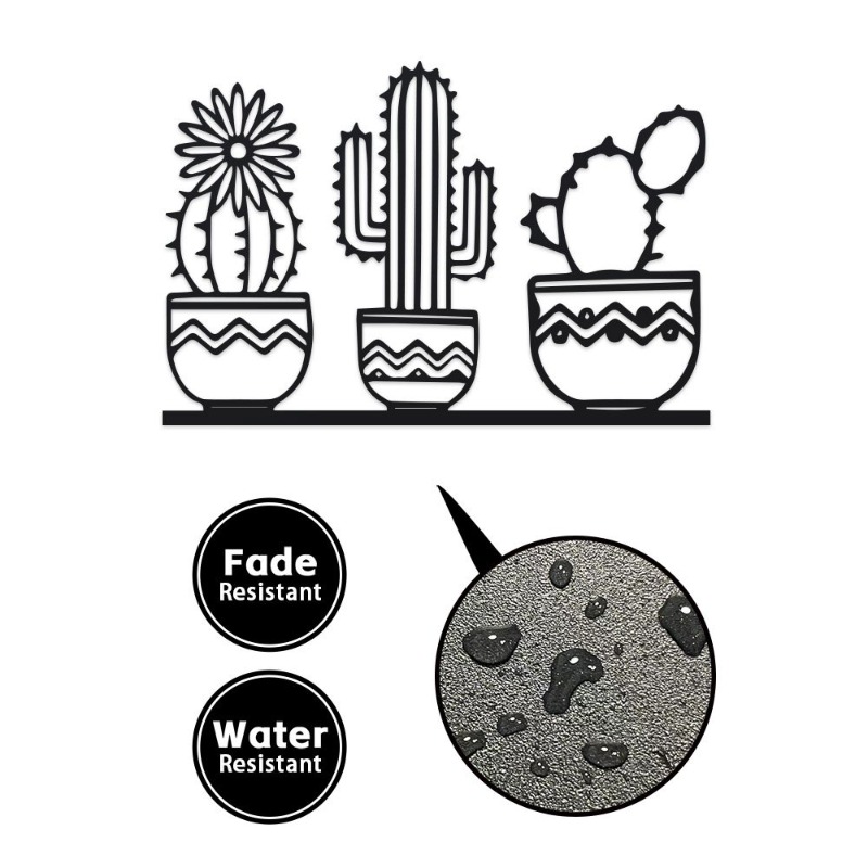 Rustic Cactus Metal Wall Decor - огляд і ціна Home Decor Garden Ideas