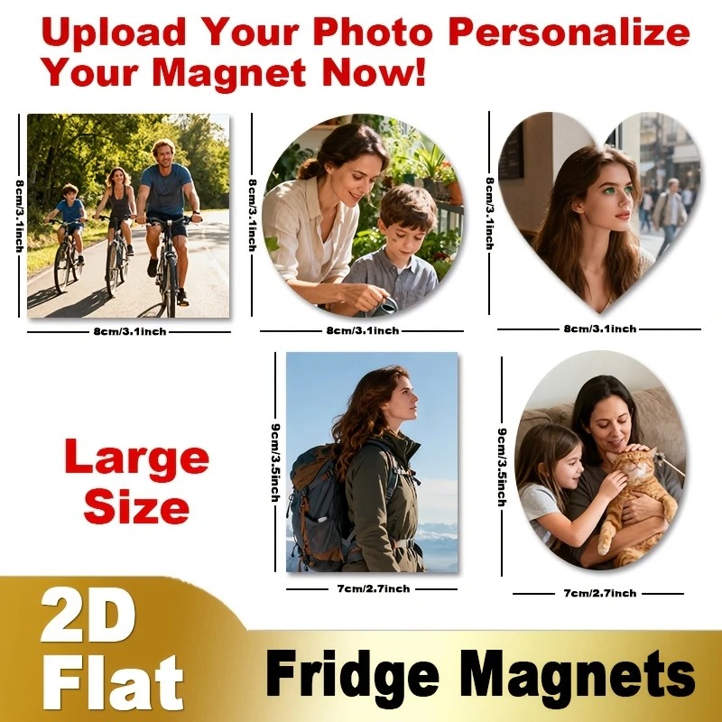 Custom Photo Fridge Magnet 2D  - огляд і ціна Home Decor Product