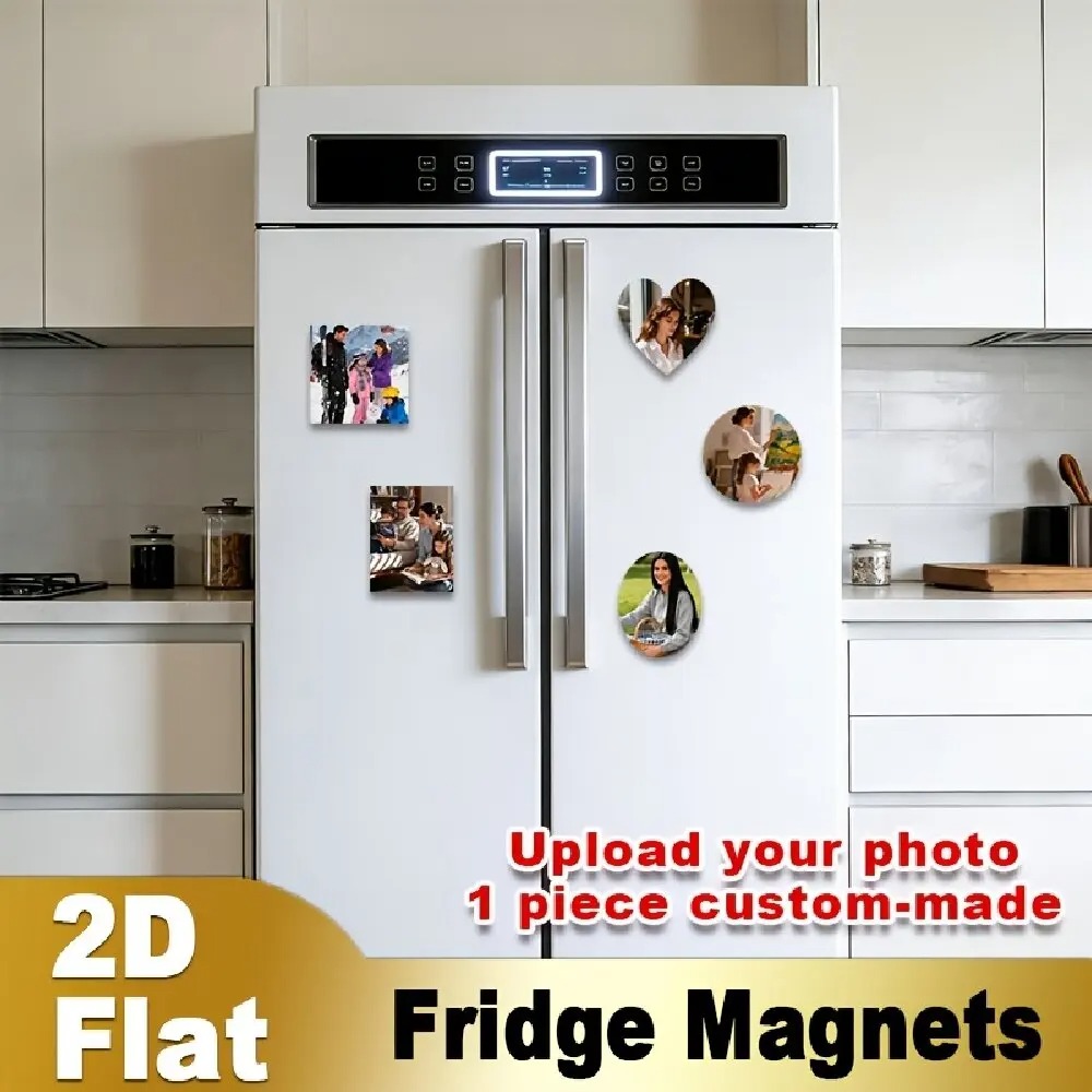 Custom Photo Fridge Magnet 2D  - огляд і ціна Home Decor Product