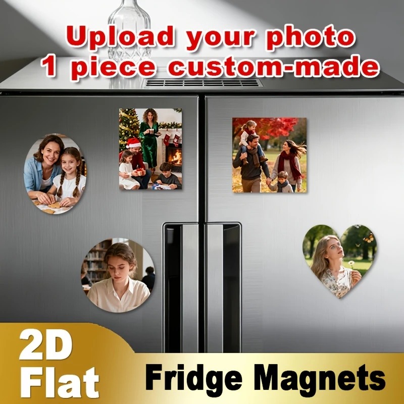 Custom Photo Fridge Magnet 2D  - огляд і ціна Home Decor Product