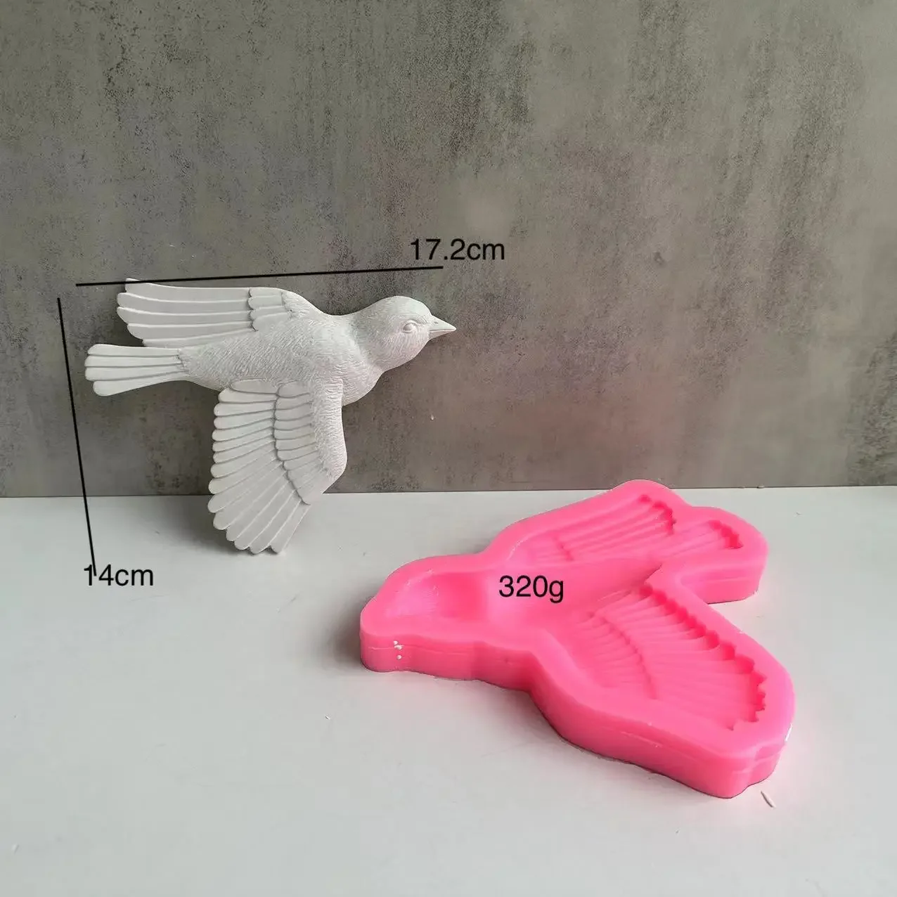 Hummingbird Silicone Mold Swal - огляд і ціна Home Decor Wall Molding