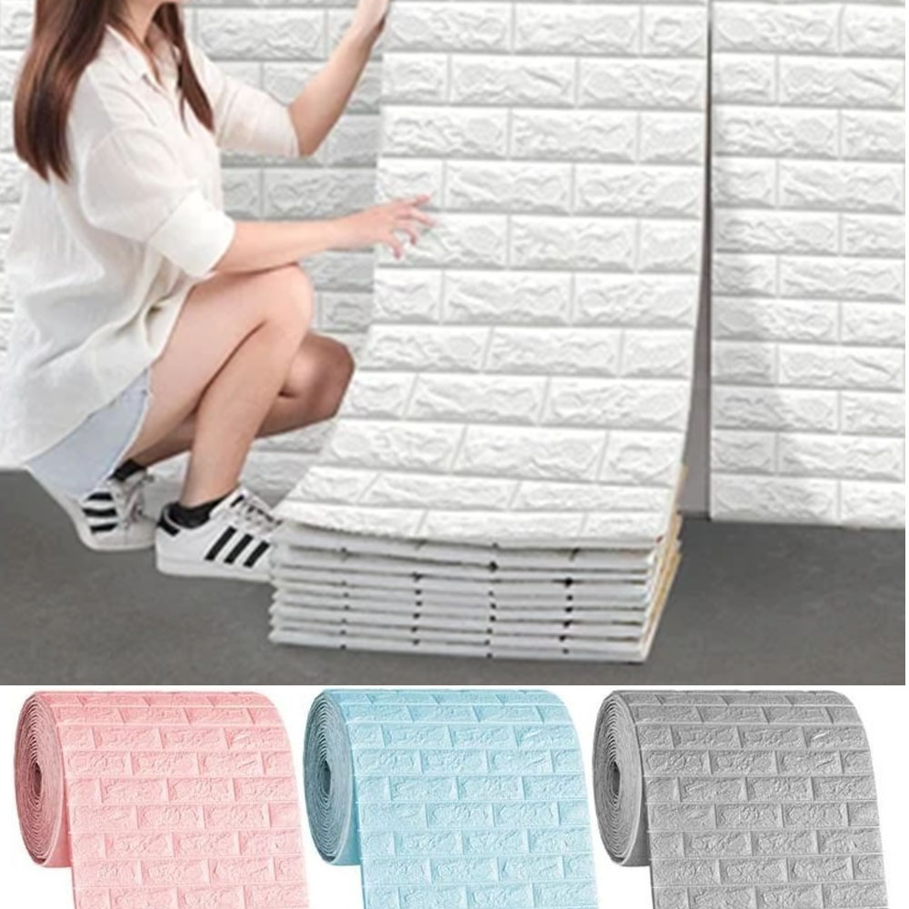 77cm*70cm 3D Wall Sticker Imit - огляд і ціна Home Decor Wall Molding