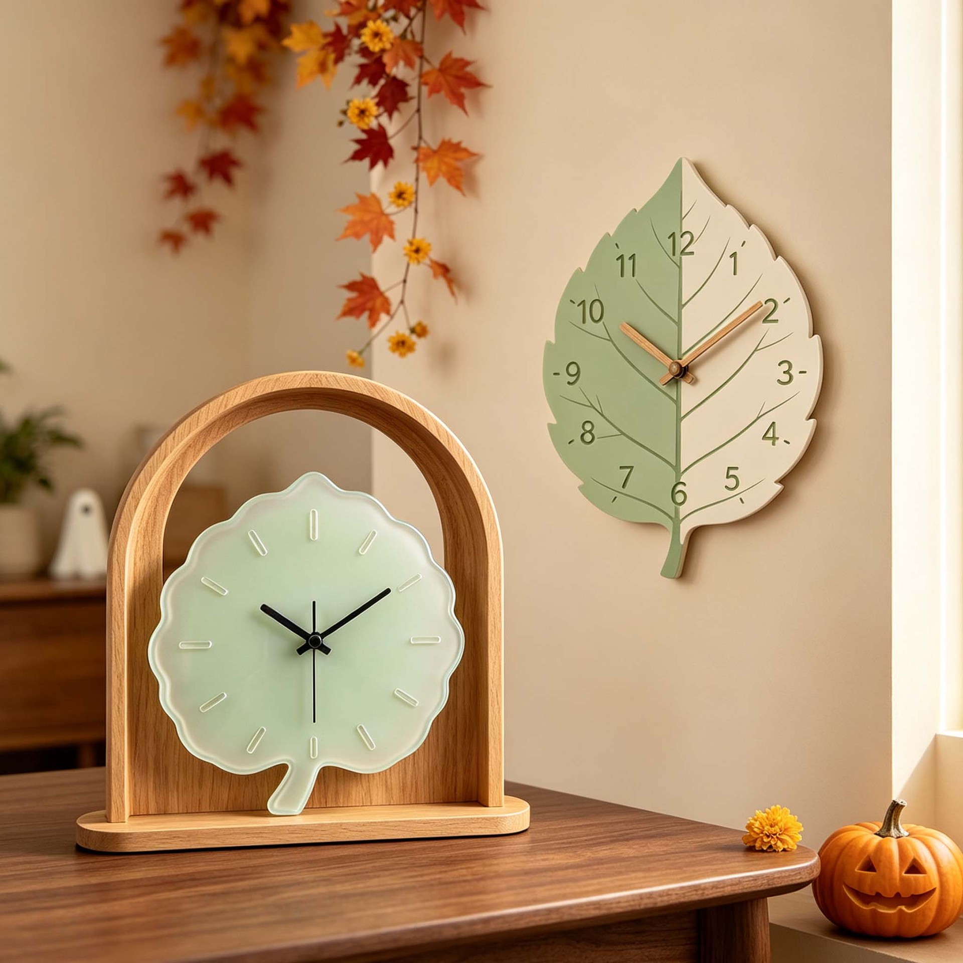 Clock Silicone Molds Leaf Vein - огляд і ціна Home Decor Wall Molding