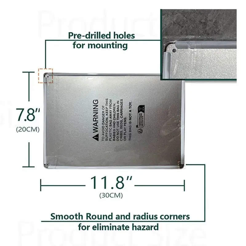 A Vintage-Style Metal Plaque F - огляд і ціна Home Decor Locations