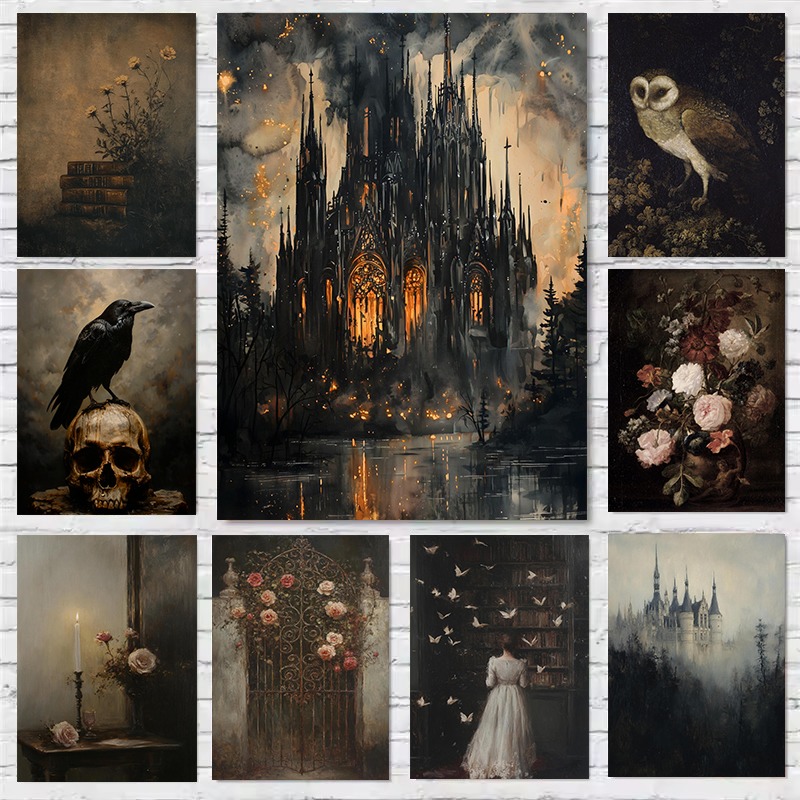 Dark Academia Antique Gothic C - огляд і ціна Home Decor Catalog