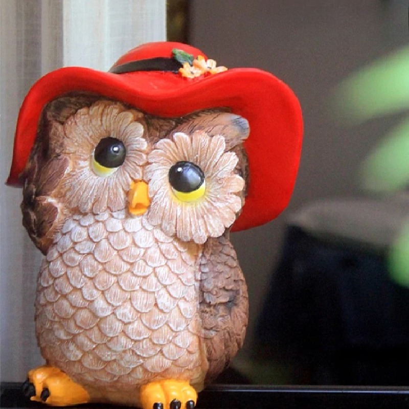 Owl Resin Garden Ornament –Cre - огляд і ціна Home Decor Garden Ideas
