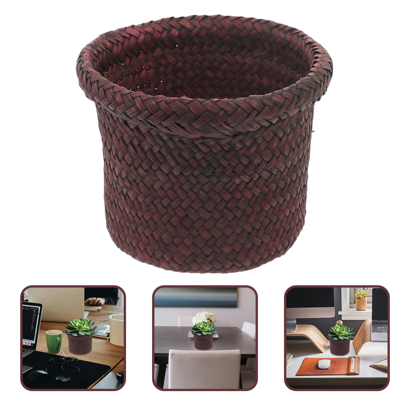 1Pcs Natural Weaving Basket Se - огляд і ціна Home Decor Garden Ideas