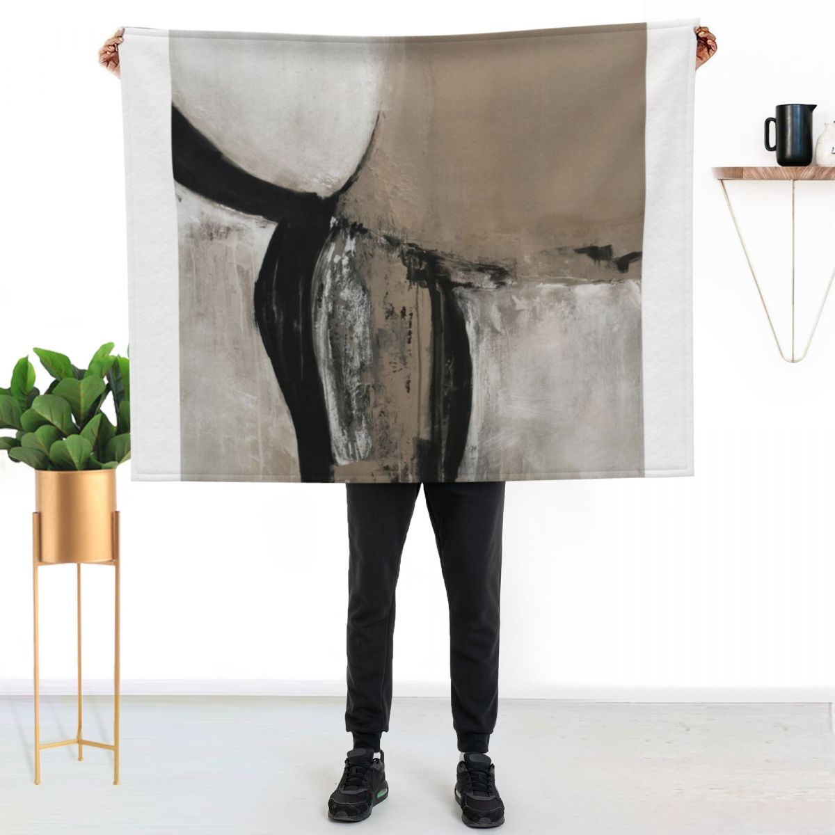neutral abstract Throw Blanket - огляд і ціна Neutral Throw Blanket