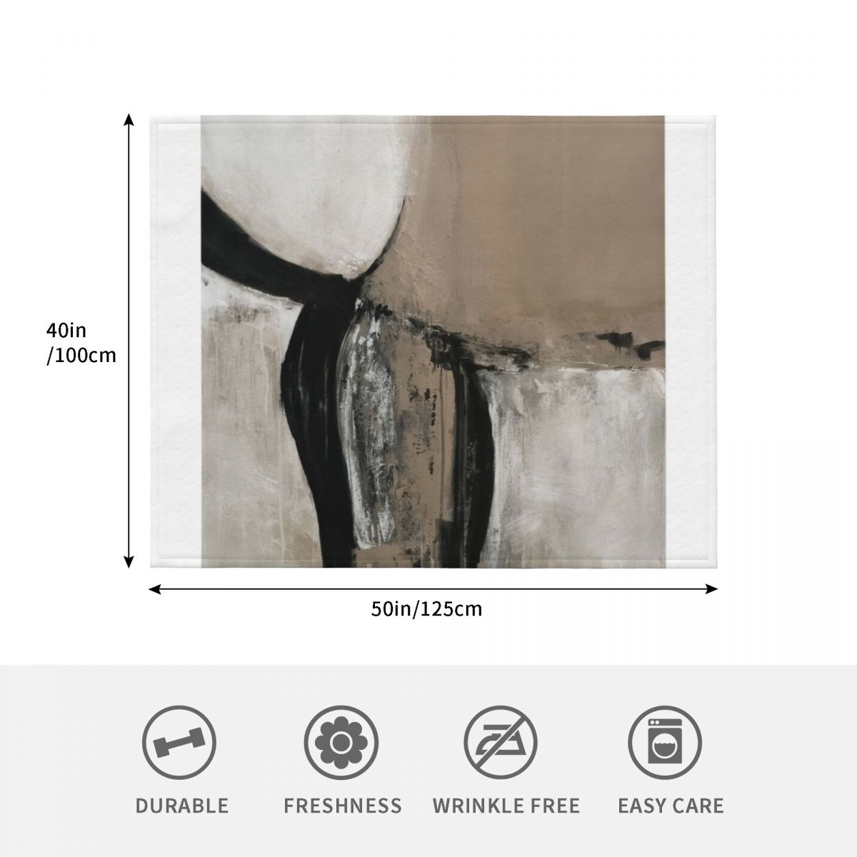 neutral abstract Throw Blanket - огляд і ціна Neutral Throw Blanket