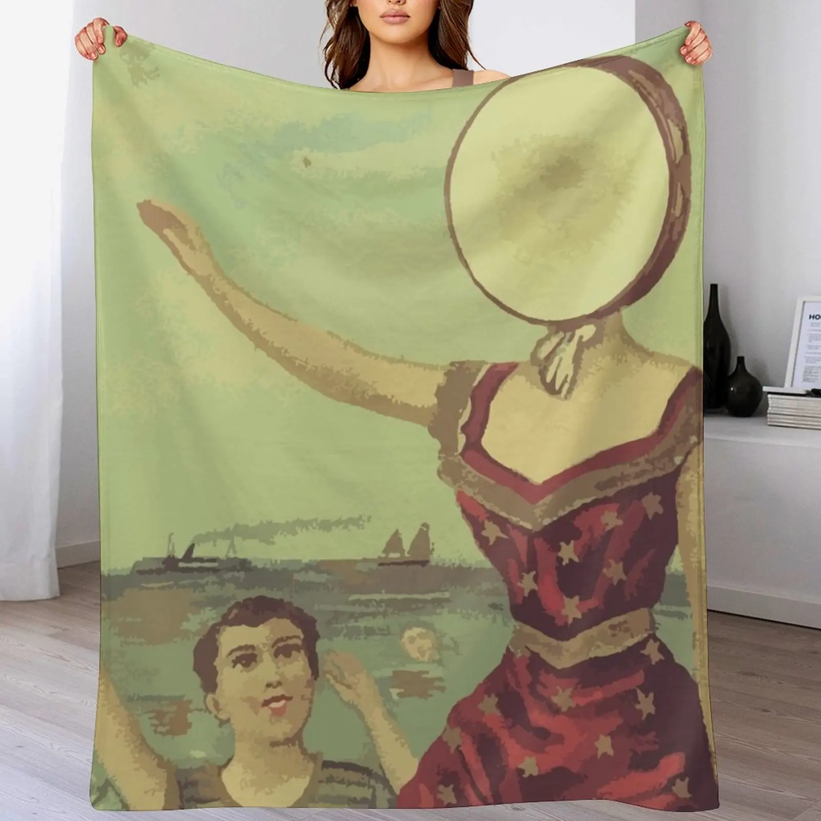 Neutral Milk Hotel In the Aero - огляд і ціна Neutral Throw Blanket