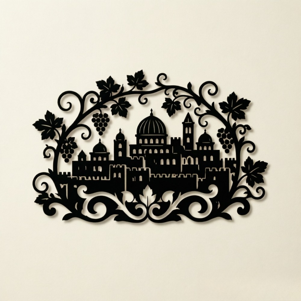 CIFBUY Iron Wall Art Jerusalem - огляд і ціна Home Decor Living Room