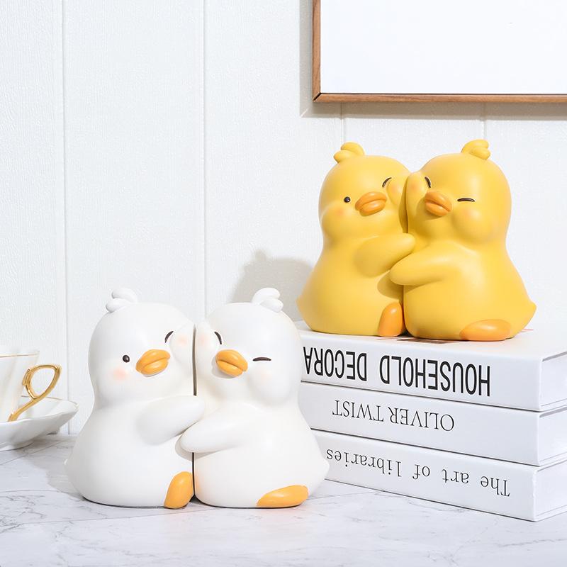 Lovely Cartoon Duck Hugging An - огляд і ціна Home Decor Catalog