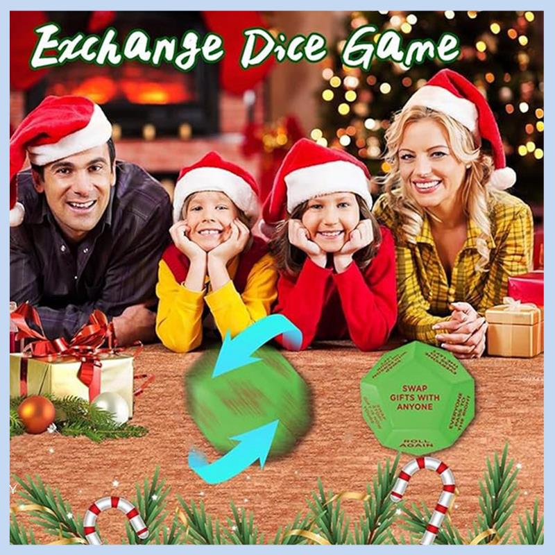 AS63-2PCS Santa Swap Gift Exch - огляд і ціна Home Decor Exchange
