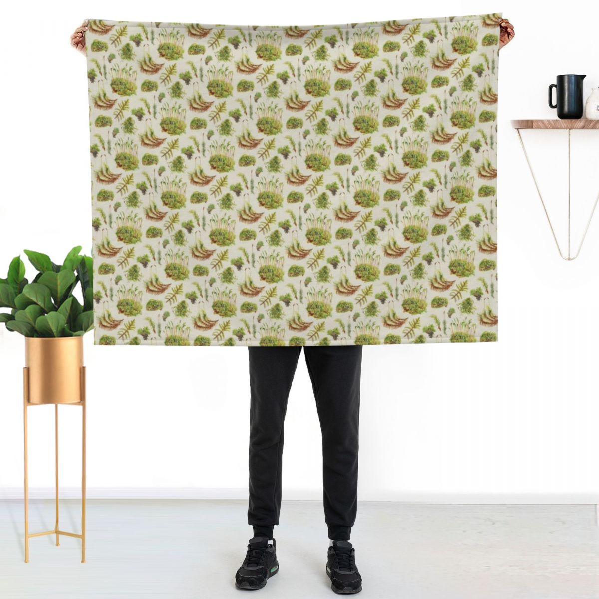 Mosses - Neutral Throw Blanket - огляд і ціна Neutral Throw Blanket