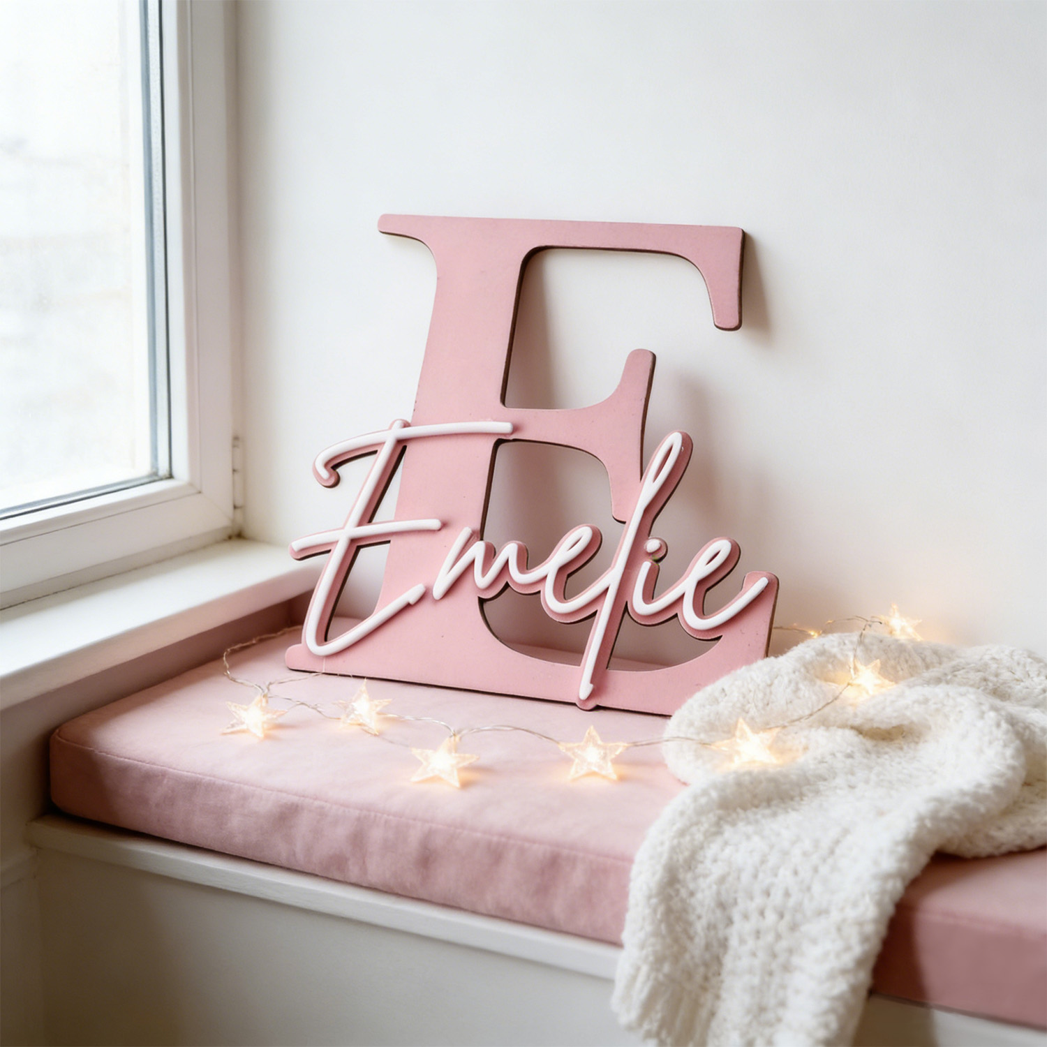 1pc Double-layer Wooden Name D - огляд і ціна Home Decor Product