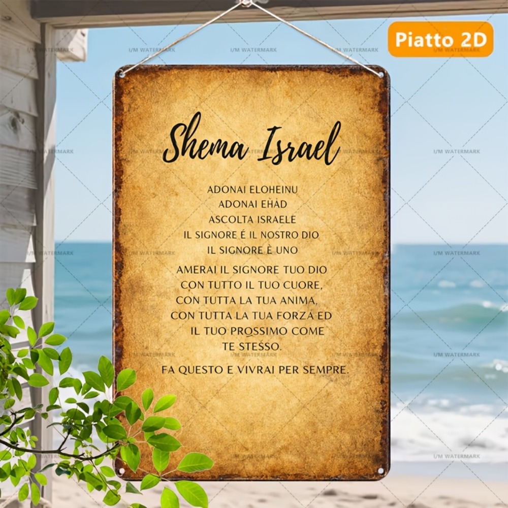CIFBUY  Hebrew Scripture Alumi - огляд і ціна Home Decor Living Room