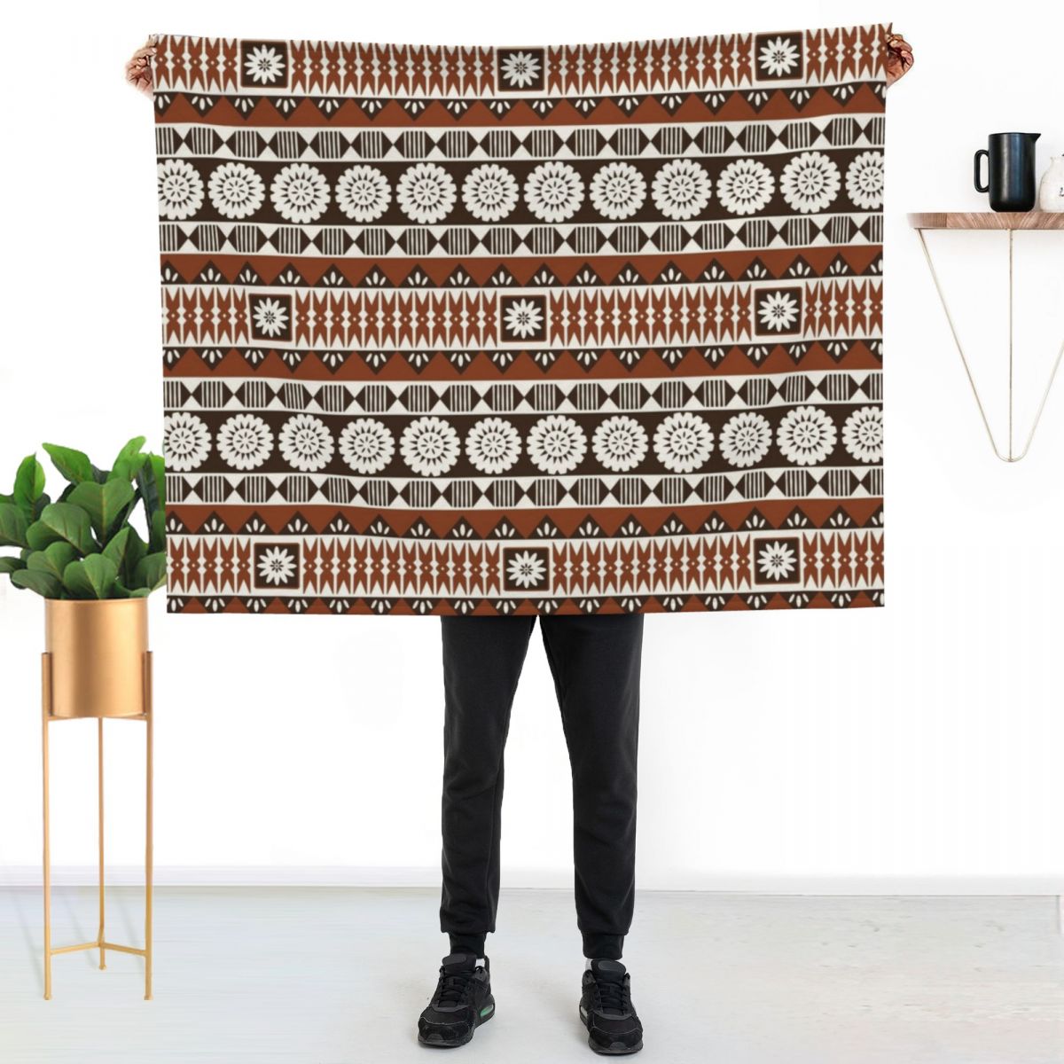 Fijian Masi 2 - Neutrals Throw - огляд і ціна Neutral Throw Blanket