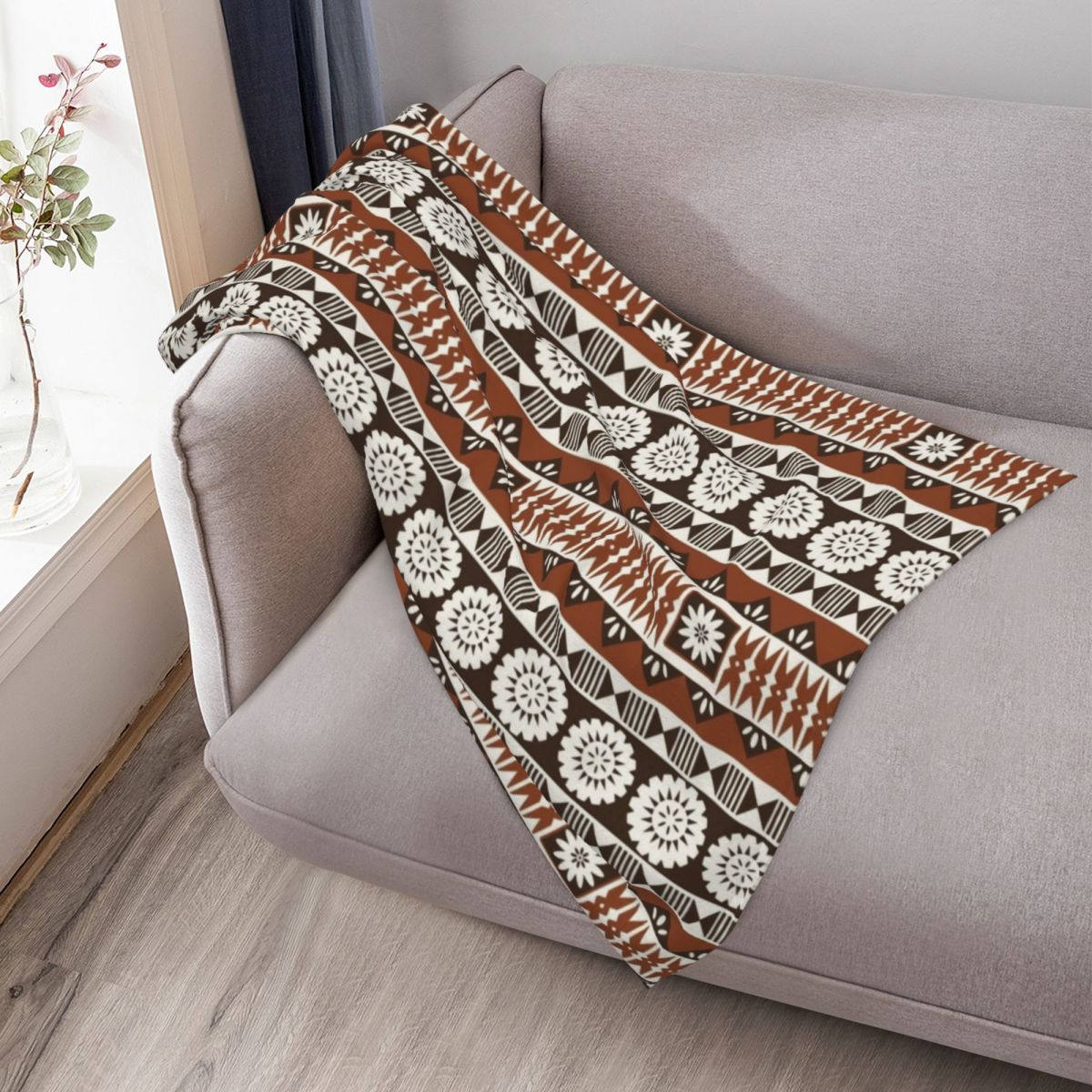 Fijian Masi 2 - Neutrals Throw - огляд і ціна Neutral Throw Blanket