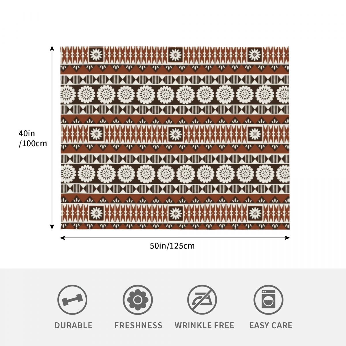 Fijian Masi 2 - Neutrals Throw - огляд і ціна Neutral Throw Blanket
