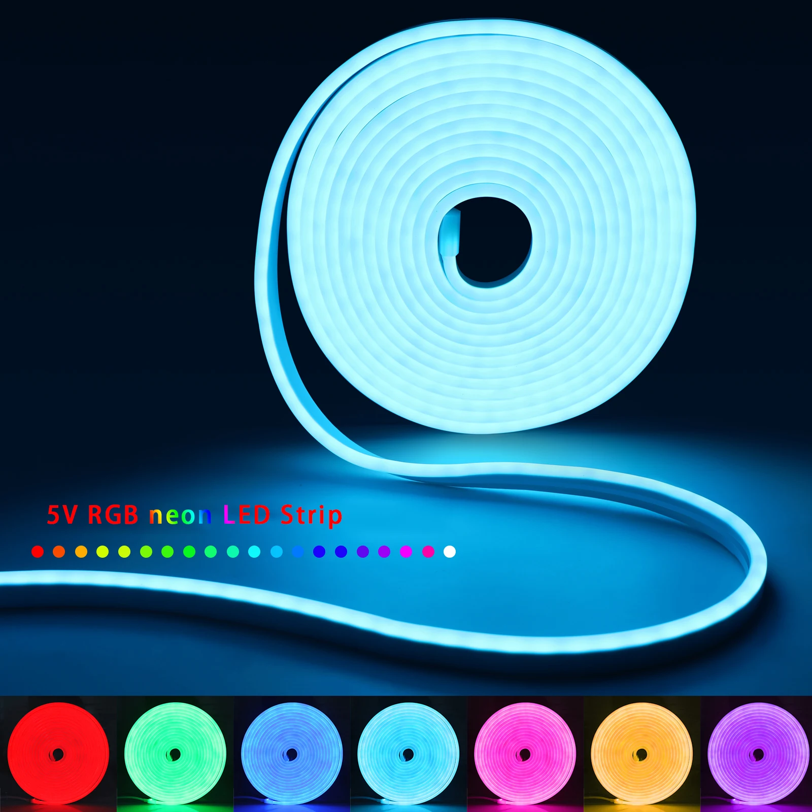 1-5m RGB LED Neon Strip Light  - огляд і ціна Home Decor Nepal