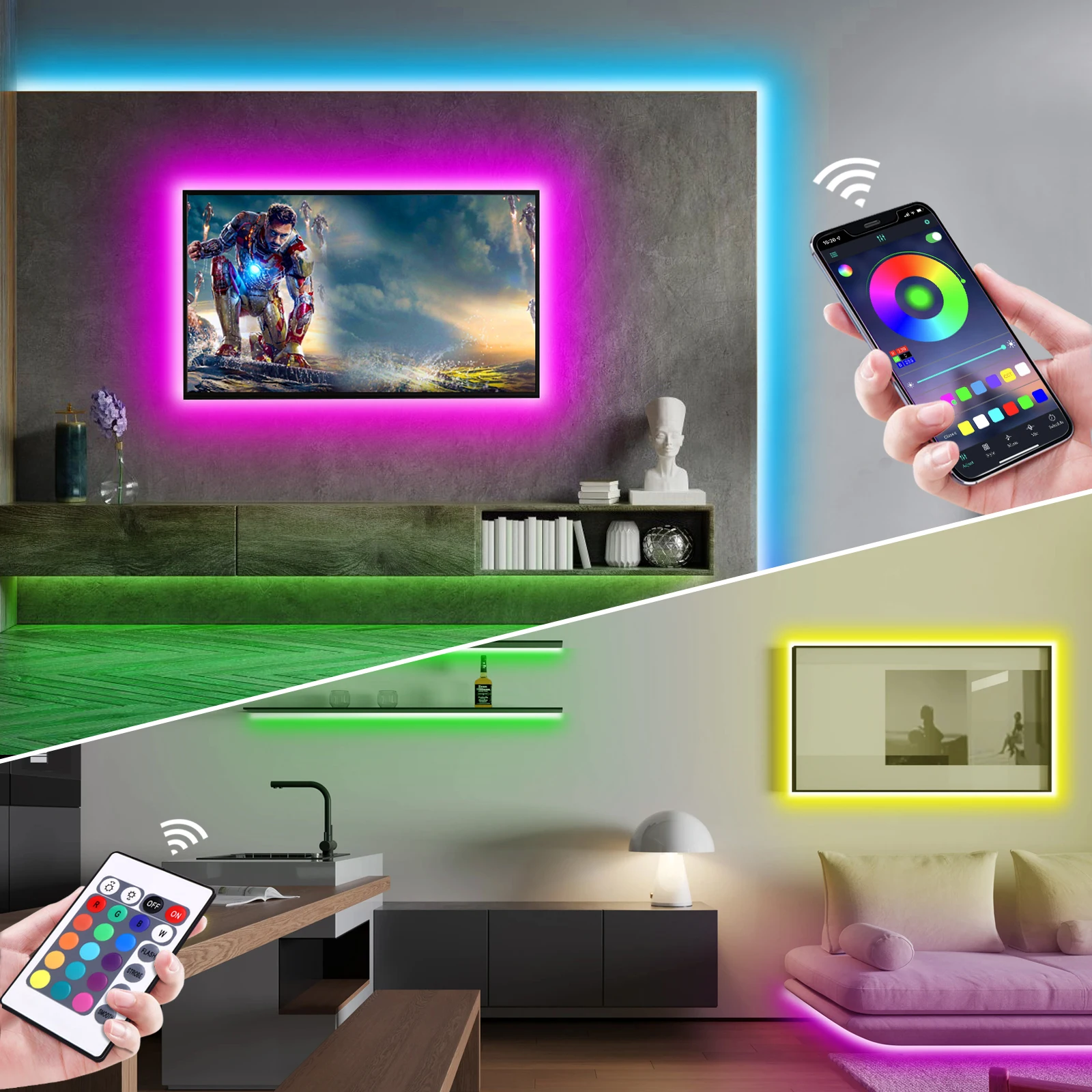 1-5m RGB LED Neon Strip Light  - огляд і ціна Home Decor Nepal